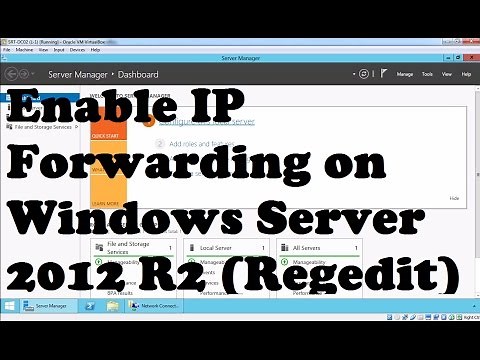 Enable IP Forwarding using Registry in Windows Server 2012 R2