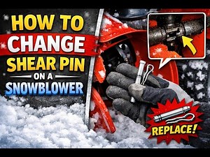 How to Change a Snowblower Shear Pin (Fast & Easy Guide)