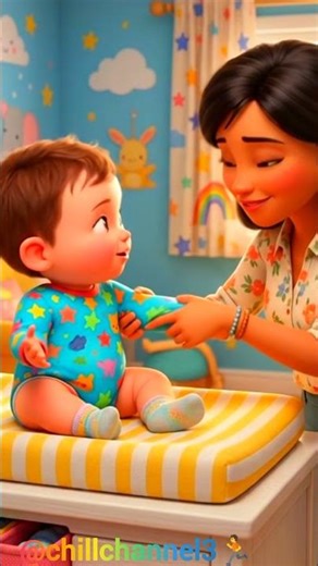 “Wake Up Baby! Daily Routine for Kids 🍼 | Fun & Cute Video|🤓#healthyhabits #kidscartoon #
