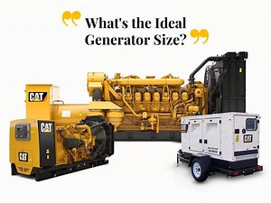 What is the ideal generator size for your home or business? | UTE CAT