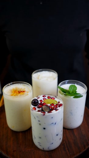 4 Types Of Healthy Lassi ASMR #shorts