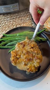 💕🐓Crockpot Chicken and Stuffing Casserole🐓💕 Type “RECIPE” and I’ll send you a direct link (check your inbox/message requests) https://www.dinnerin321.com/crockpot-chicken-and-stuffing-casserole/ #dinner #chicken #casserole | Dinner in 321