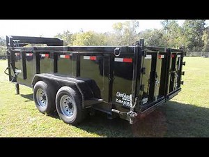 USED 7x14x3 Lamar Trailers | Dump Trailer