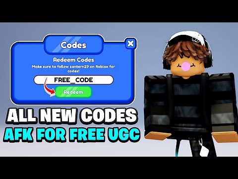 ALL NEW CODES ON AFK FOR FREE UGC IN MAY 2025 | Roblox AFK For Free UGC Codes 2025