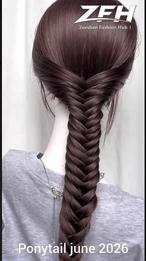 Easy Ponytail Hairstyle Tutorial | June 2026 Trending Look#easy