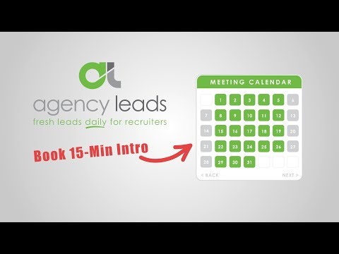 Agency Leads | Get Staffing Clients | Recruiters Book a Demo Today to Drive Sales
