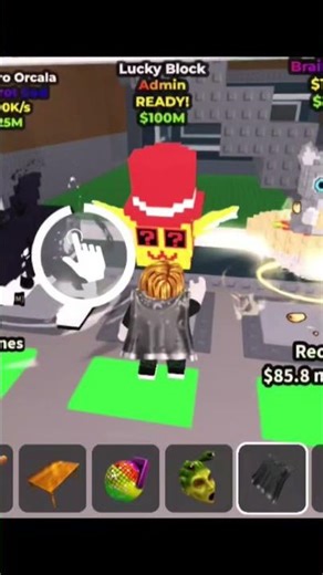 I can't believe a 100M lucky block! #roblox