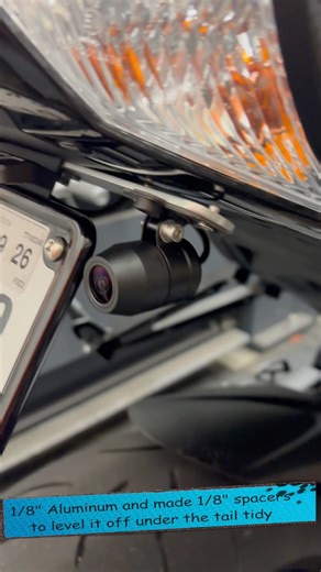Vantrue Dashcam Install on GSXR 750 - Custom rear bracket, front camera placement #gsxr750 #dashcam