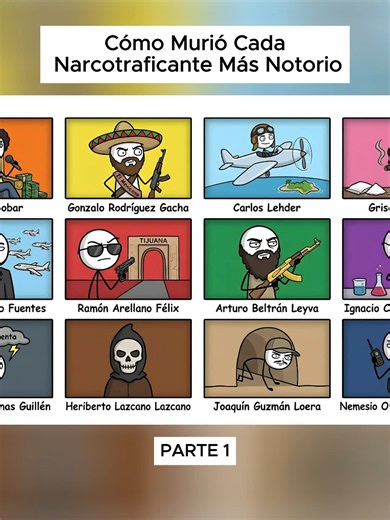 Cómo Murió Cada Narcotraficante Más Notorio | pablo