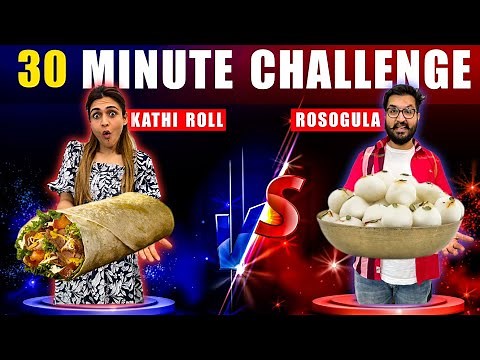 30 Minute Indian STREET FOOD Challenge 😍