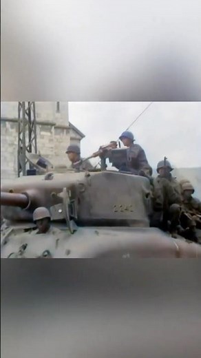 Combat footage of the U S 3rd Armored Division #history