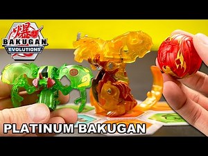 PLATINUM Metal Bakugan - 5 All New Bakugan: Evolutions Toys
