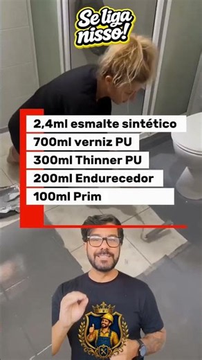 Tinta epóxi caseira para piso, parede, azulejo e banheiro gastando pouco Siga Cadu Pereirão #casa