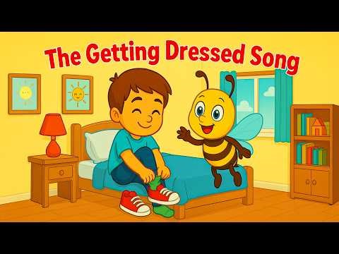 The Getting Dressed Song 🧦 | Happy Bee Kids Morning Routine Song