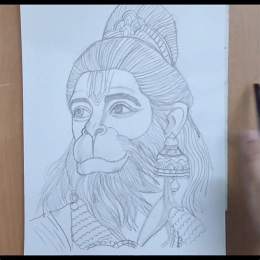 How To Draw Hanuman Ji, Lord Hanuman Drawing, Drawing Pencil, HR ART STUDIO #drawing #art #sketch