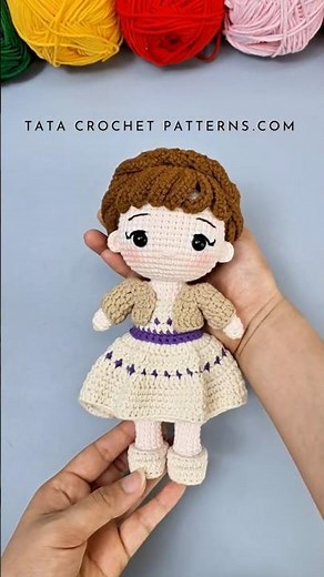 Crochet Amigurumi dolls princess #crochetdoll #amigurumi #crochet