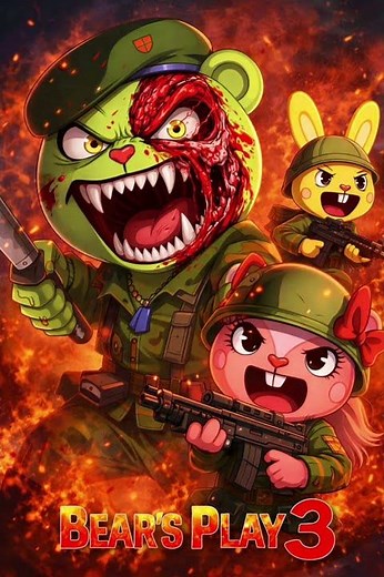 Happy Tree Friends:Bear's Play 3(Style/Poster/Movie/Horror/1991)