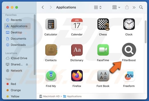 FilterBoost Adware (Mac)