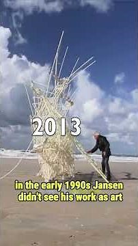 How Wind Turns Plastic Into Living Machines | Amazing Strandbeest Invention #engineering