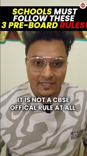 SCHOOLS MUST Follow These 3 PRE-BOARD Rules | Official CBSE Rules for Class 10th #CbseClass10Boards