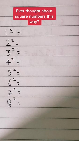 Calculating square numbers - maths trick! #math #maths #mathematics #mathstrick #mathtrick #numbers #mathshacker
