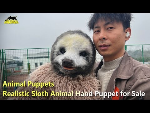 Realistic Sloth Animal Hand Puppet for Sale | Animal puppets