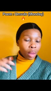 Poem of the day: Mvulo uyafunxaa 🔥✨ | Lite Makoti