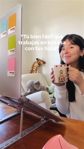 No. Ocho por Melissa Medrano 💖 | ¿Sí o no, mamás en home office? 😂😅💖 #mamaemprendora #vidademamás #freelancemom #mamadiseñadora | Instagram