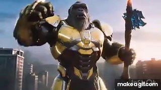Godzilla vs Spacegodzilla (Resounded) on Make a GIF