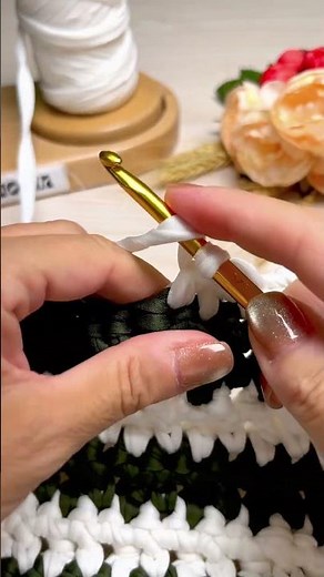 Point au crochet facile – magnifique relief en 2 points