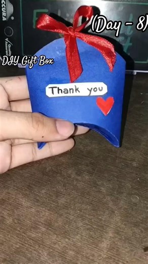 Day 8 🎁 | Cute DIY Gift Box Making #YouTubeShorts #Shorts #Trending ##ReelsIndia #viralvideo