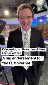 New drivers license offices and a big endorsement lead our headlines
