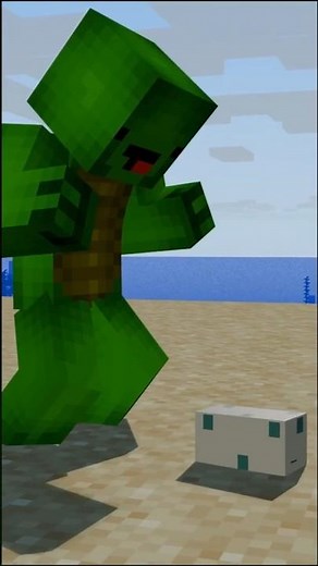🤣 Mikey had a baby 😂【Minecraft Maizen Animation Mikey and JJ】#shorts