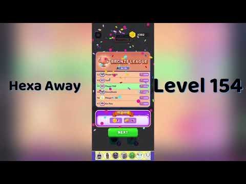 Hexa Away Level 154 Walkthrough
