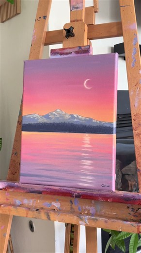 Easy-to-follow acrylic painting tutorial for beginners