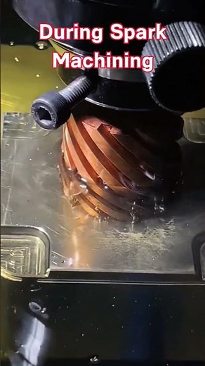 During Spark Machining: Precision Through Electrical Erosion