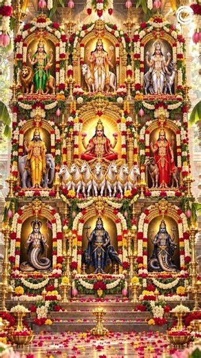 NAVAGRAHA DHYANA SLOKAM (navakaha dhyana slokam) | Authentic Vedic Chanting of 9 Planet Gods 🙏