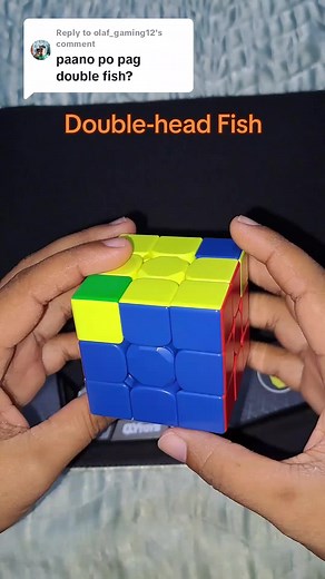 Double Head Fish Pattern in Rubik's Cube Tutorial