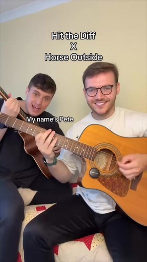 Hit The Diff X Horse Outside 🎶 When the beats of 'Hit The Diff' meet the vibes of 'Horse Outside' 🐎 Unreal work from the Lads at Guitaronthecouch #hitthediff #martymone #horseoutside #therubberbandits | Marty Mone