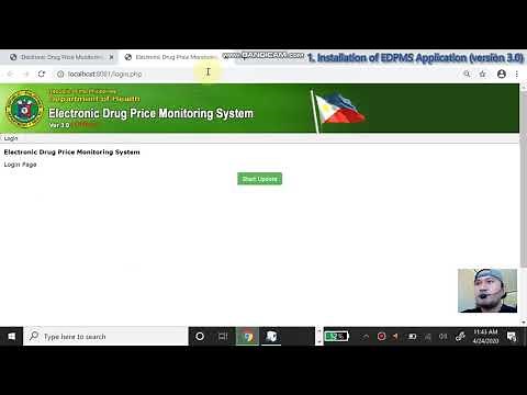 2 Installation of EDPMS Application and Update from v.3.0 to v.3.3