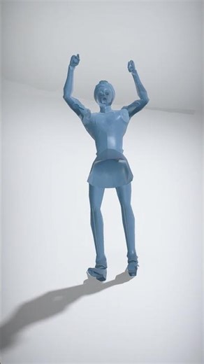 Stylized Warrior with Minimal Armor and Dynamic Pose - AI Rigged 3D Character