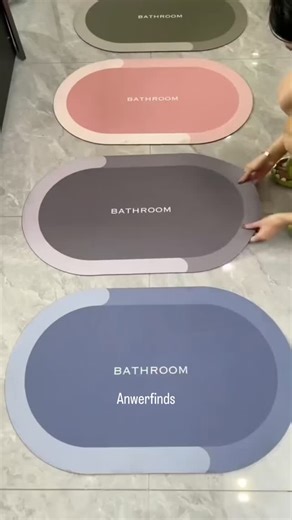 ANWER FINDS 🧣 on Instagram: "Water absorbing and non slip mat Follow and comment the word “link” and i will send to your dm. offer price available in @meeshoapp and @flipkart Do you need this?"