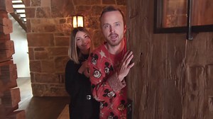 Actor Aaron Paul and His Wife Lauren Give a Tour of Their Serene Rustic Riverside Idaho Cabin