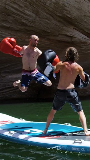 Balance and boxing on water