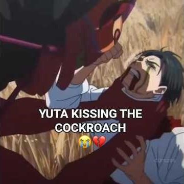 NO YUTA KISSING THE COCKROACH 😭🤚🏻💔 #jujutsukaisen #yuta #jjk #sukuna #megumi #yuji #gojo #geto