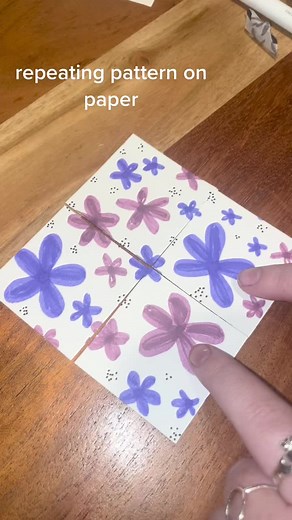 Simple DIY Craft: Easy Repeating Pattern on Paper Tutorial