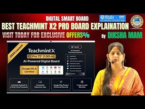Teachmint X2 Pro Smart Board | Interactive Flat Panel | Digital Board Demo Video #digitalboard
