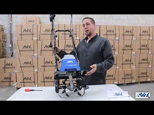 Aavix 13 in. 10-Amp Electric Tiller/Cultivator