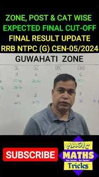 RRB NTPC 2024 Graduate Level Final Cut Off🔥| RRB Guwahati Zone| Cut Off After Typing & Psycho Test💯