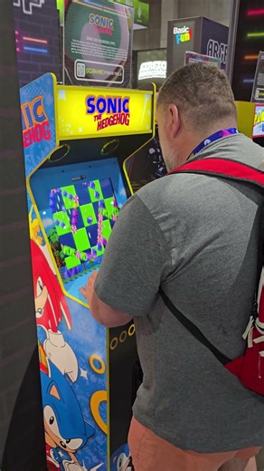 @michaelbthegamegenie playing ‪@Arcade1UpOfficial‬ Sonic the Hedgehog Supreme